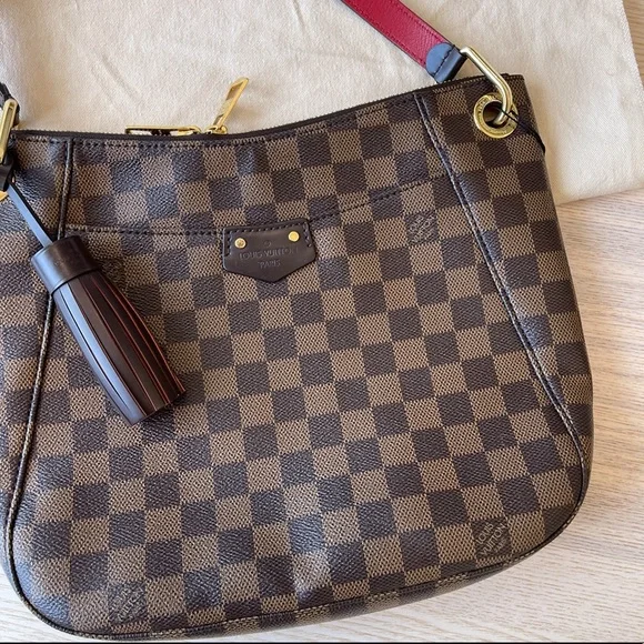 Louis Vuitton Damier Ebene South Bank Besace Bag Purse - Picture 10 of 14